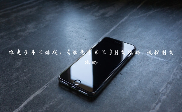 维克多弗兰游戏，《维克多弗兰》图文攻略 流程图文攻略