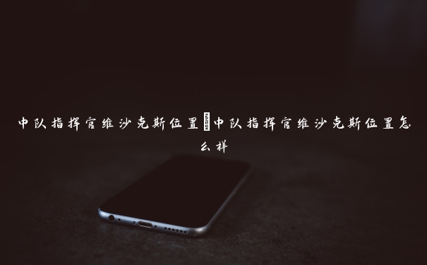 中队指挥官维沙克斯位置　中队指挥官维沙克斯位置怎么样
