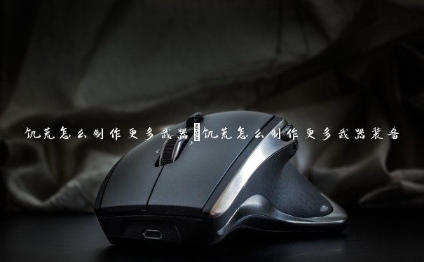 饥荒怎么制作更多武器　饥荒怎么制作更多武器装备