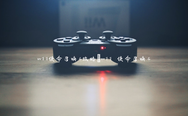 wii使命召唤4攻略　wii 使命召唤4