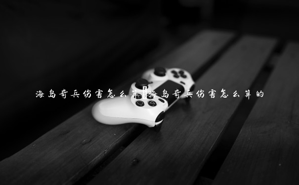 海岛奇兵伤害怎么算　海岛奇兵伤害怎么算的