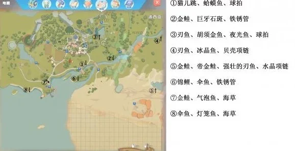 《波西亚时光》钓鱼攻略：地图定位、工具准备及技巧详解