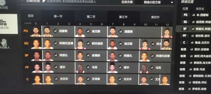 NBA 2K22经理模式球员推荐攻略：各位置精选球员解析